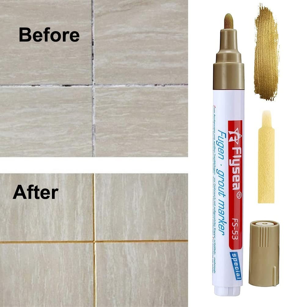 10-Piece Waterproof Tile Repair Pen Set – Restore and Beautify Tiles Easily