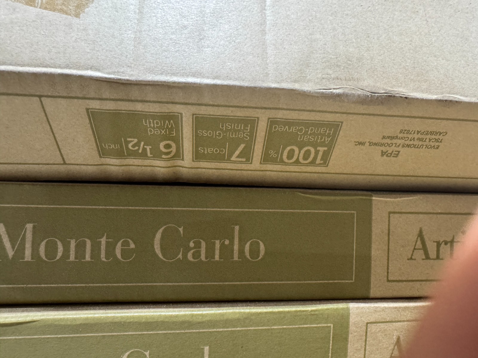 1200 Sq ft Monte Carlo Giacomo Hand Scraped Engineered Hardwood Flooring