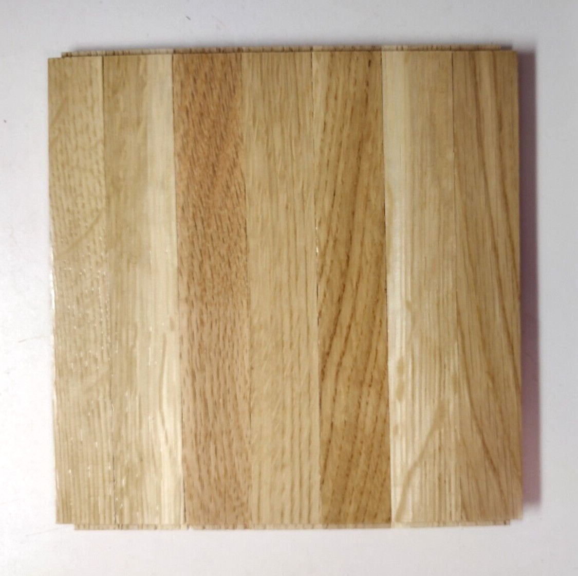 1 Hartco 6×6″ Parquet Tile Natural Desert Standard Color 7 Oak Finger Strip Vtg
