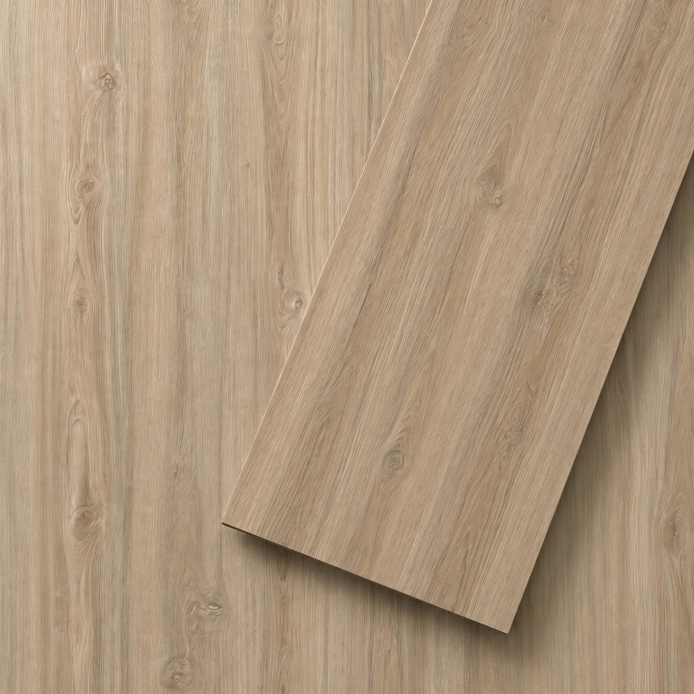 60-Pack Vinyl Floor Tile Peel & Stick 36×6″ 90 Sq Ft, Waterproof Flooring, Brown