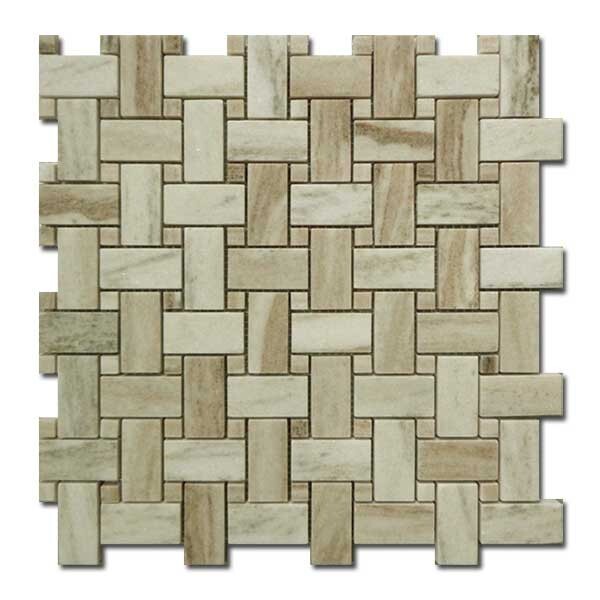 Solace Marble Mosaic Basket-Weave Polished12x12