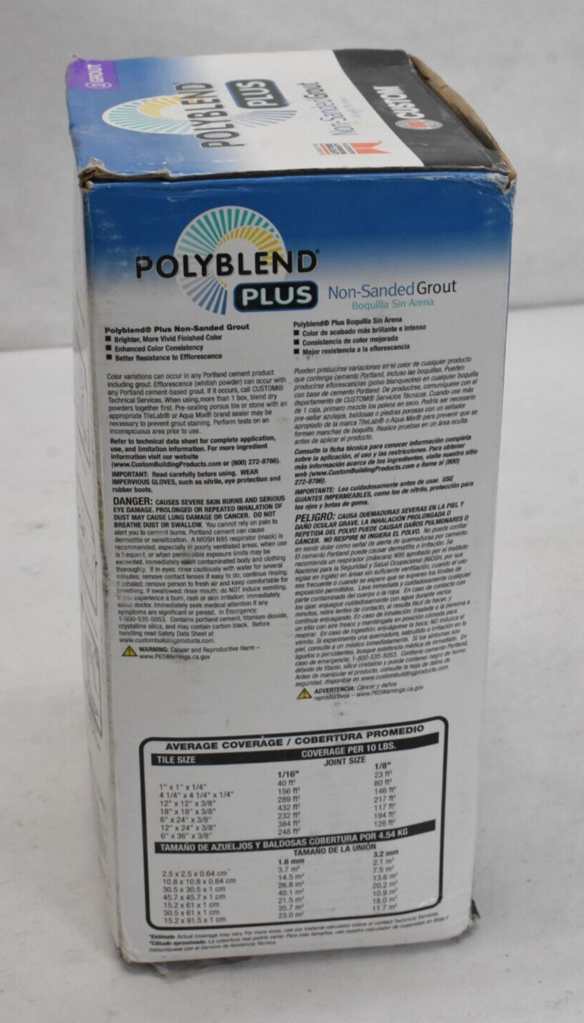 Polyblend Plus Non Sanded Grout for Grout Joints Up 1/8″ 3 Grouts Arctic White