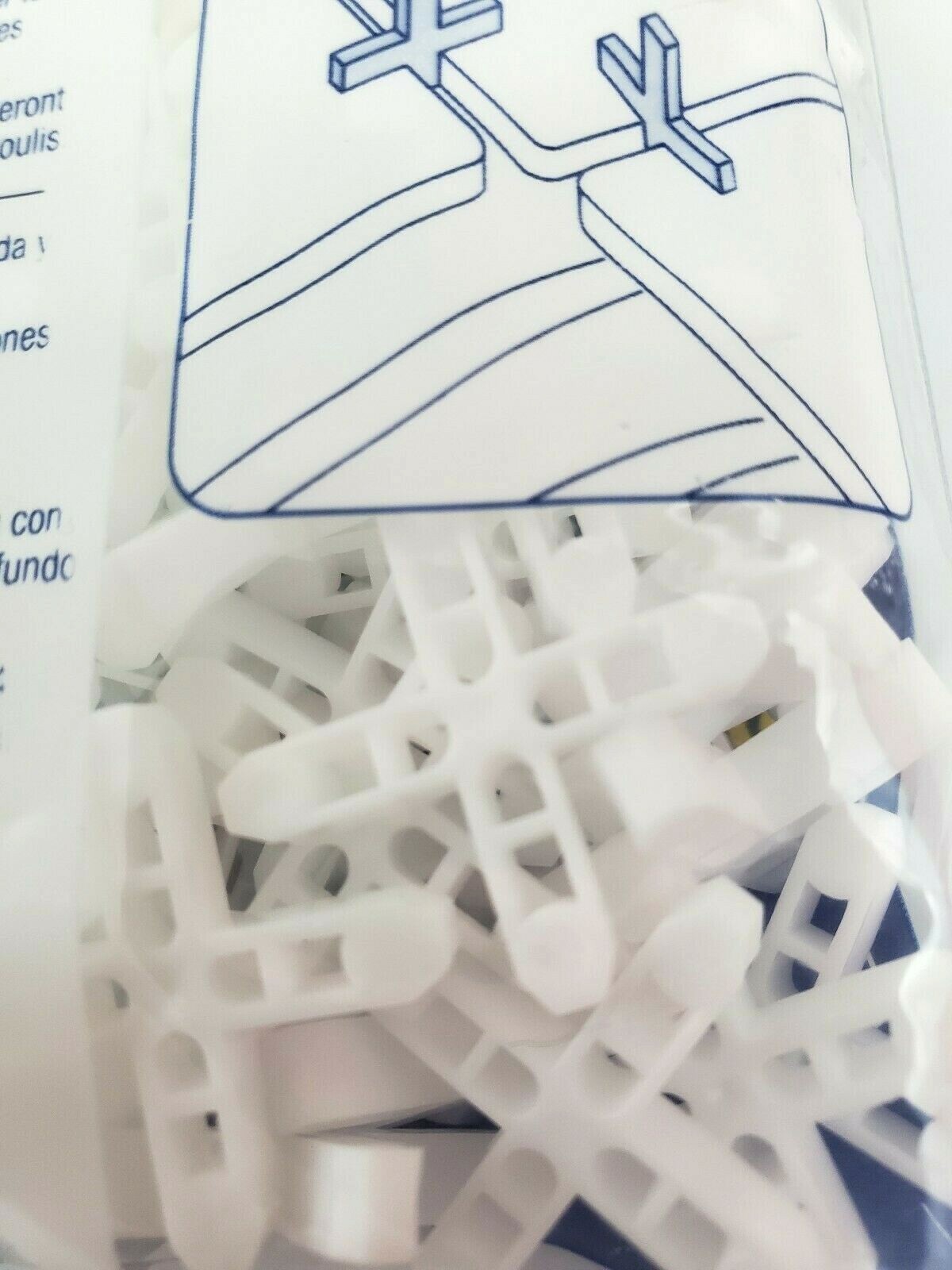 Lot of 2 QEP 10332 Packs of 200 3/16″ Hard Leave-In Tile Spacers