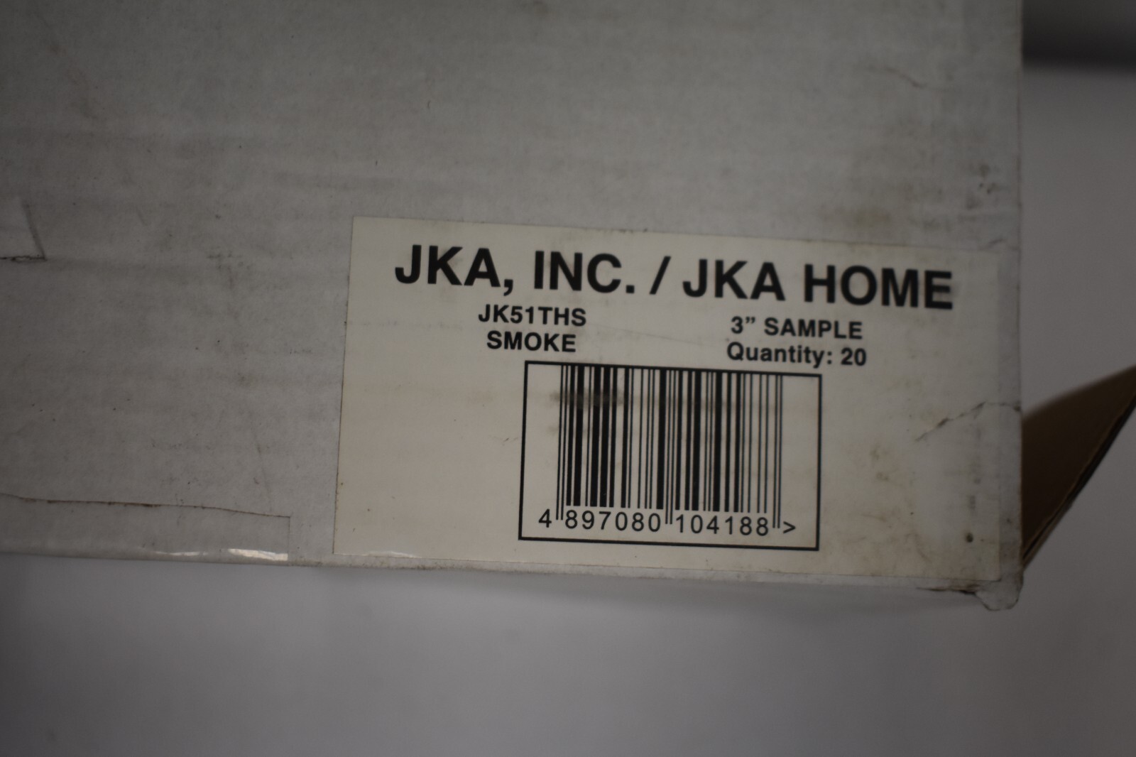 Lot of 20 JKA Home SuperFast RidgePlex Rigid Vinyl Planks Click Together Smoke