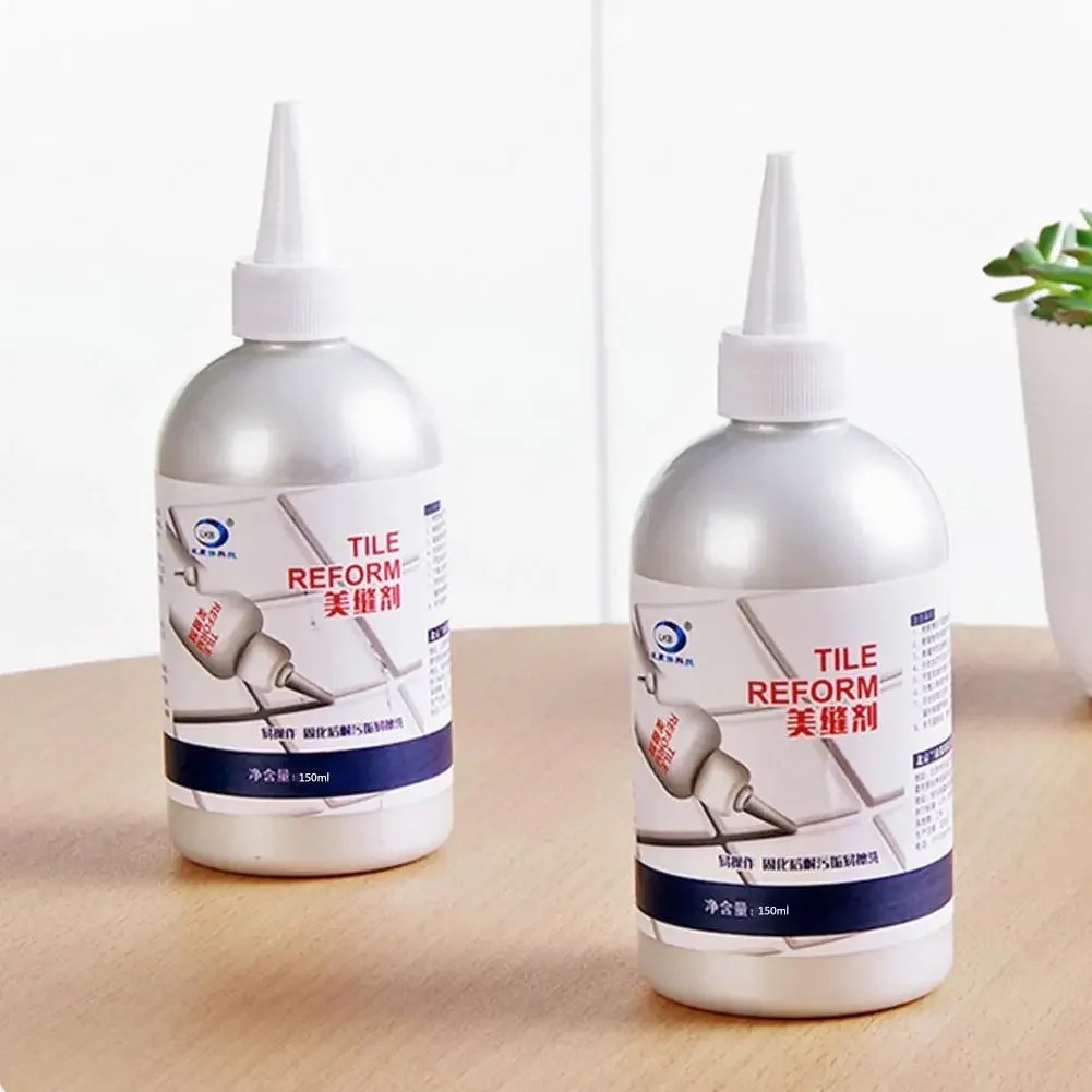 Waterproof Tile Grout Repair & Filler: White 150ml for Kitchen & Bathroom Gaps