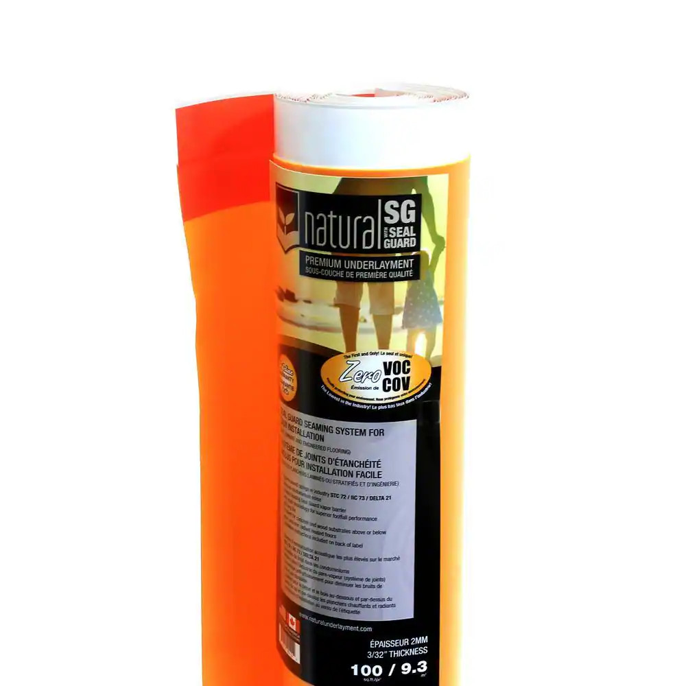 SG 100 Sq. Ft. 42 In. X 28.6 Ft. X 3/32 In. Foam Underlayment for Laminate, Engi