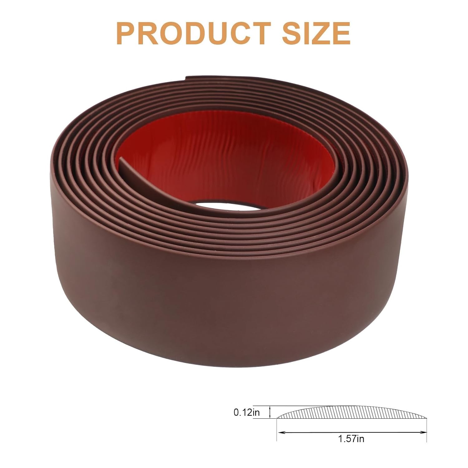 Floor Transition Strip – Self Adhesive Vinyl Flooring Trim for Carpet, Tile &