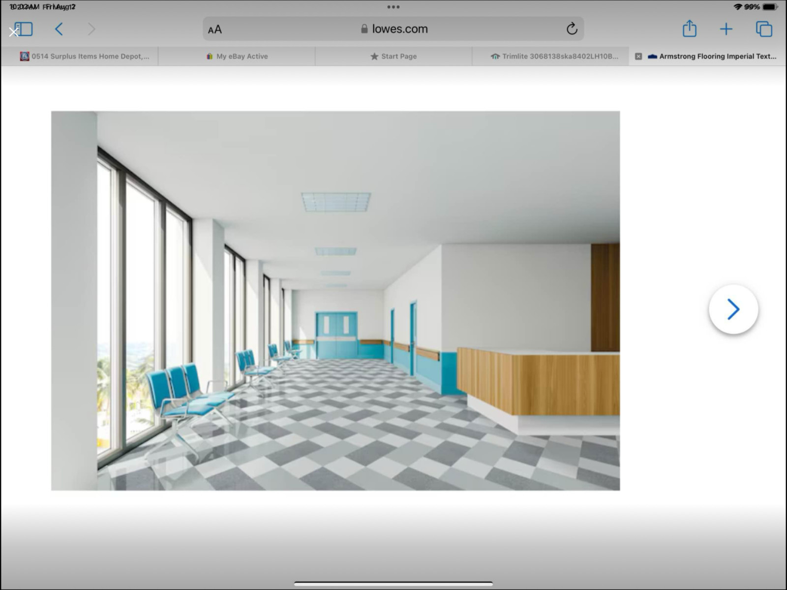 Armstrong Cool White and black and gray Standard Excelon Imperial Texture Vinyl
