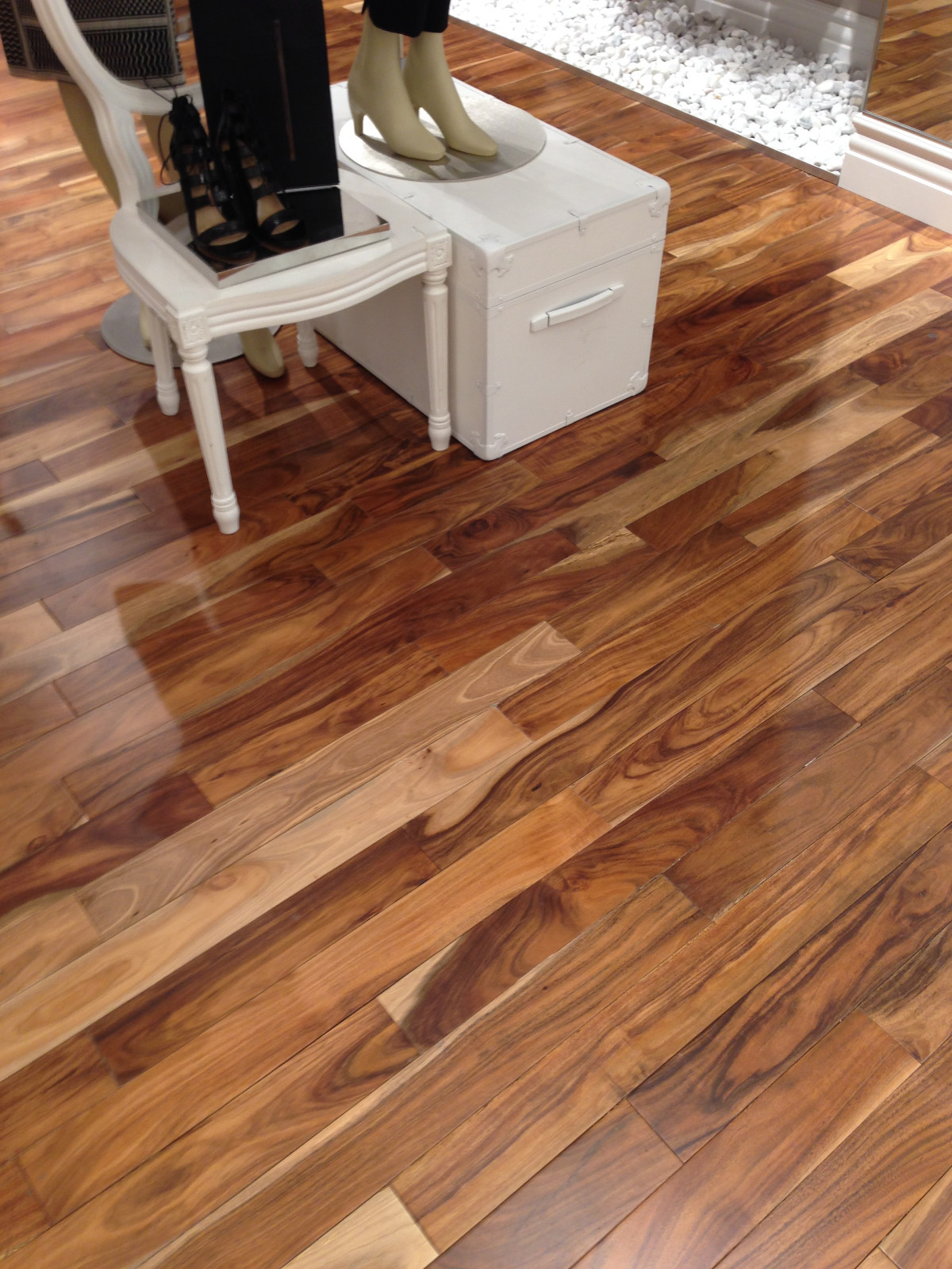 Acacia Asian Walnut Natural Prefinished Hardwood Wood Flooring Floor Sample