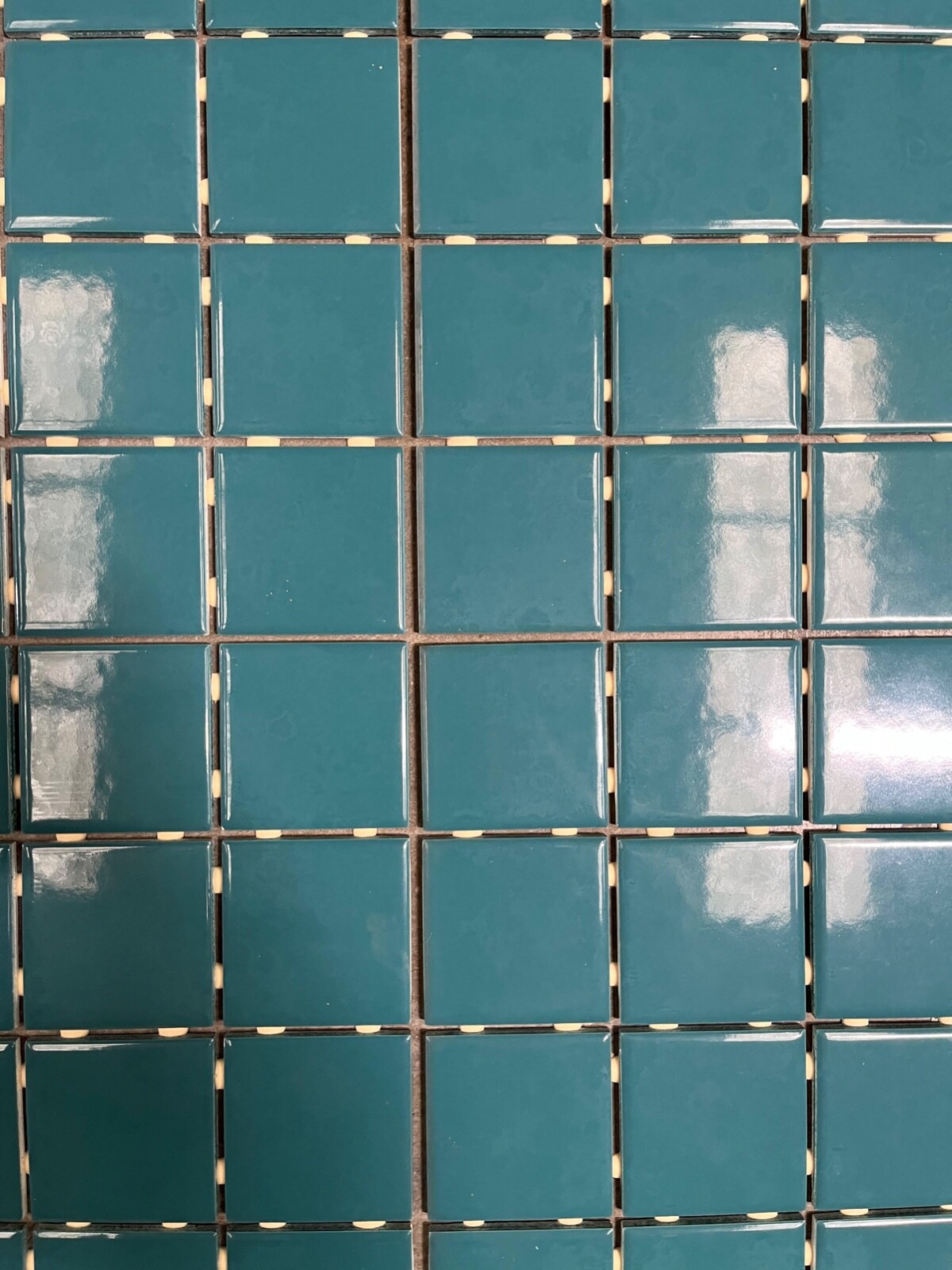 Teal Glossy Wall Tile 10 Square Feet 3″ x 3″Ceramic Daltile 1462