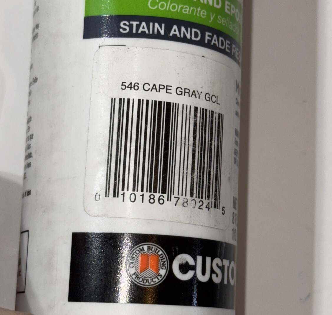 Grout Renew Colorant & Epoxy Sealer 8 fl oz, 546 CAPE GRAY GCL Free Shipping