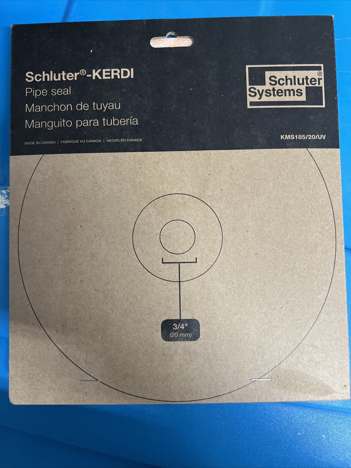Schluter KERDI Pipe Seal 3/4′