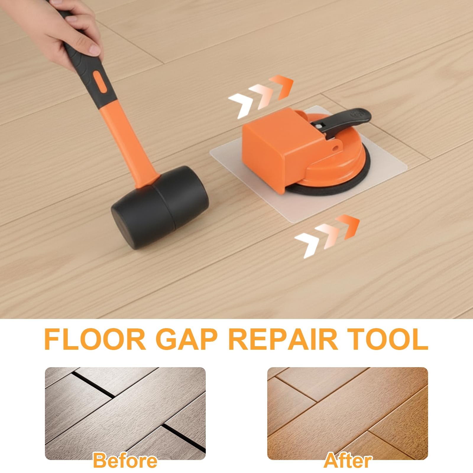 Upgraded Floor Gap Fixer Tool Kit, Laminate Flooring Tools & LVP, Vinyl Floor…
