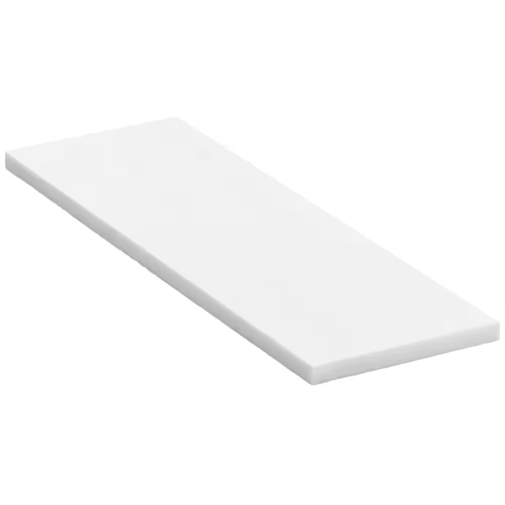 Bianco Dolomite White 4 In. X 12 In. Honed Marble Floor and Wall Tile (6.56 Sq.
