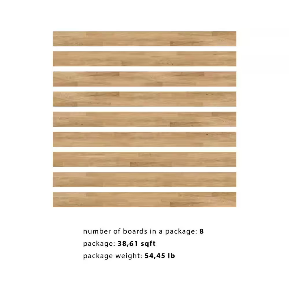 Brushed European Oak 1/2 In. T X 7.19 In. W Click Lock Wire Brushed Engineered H