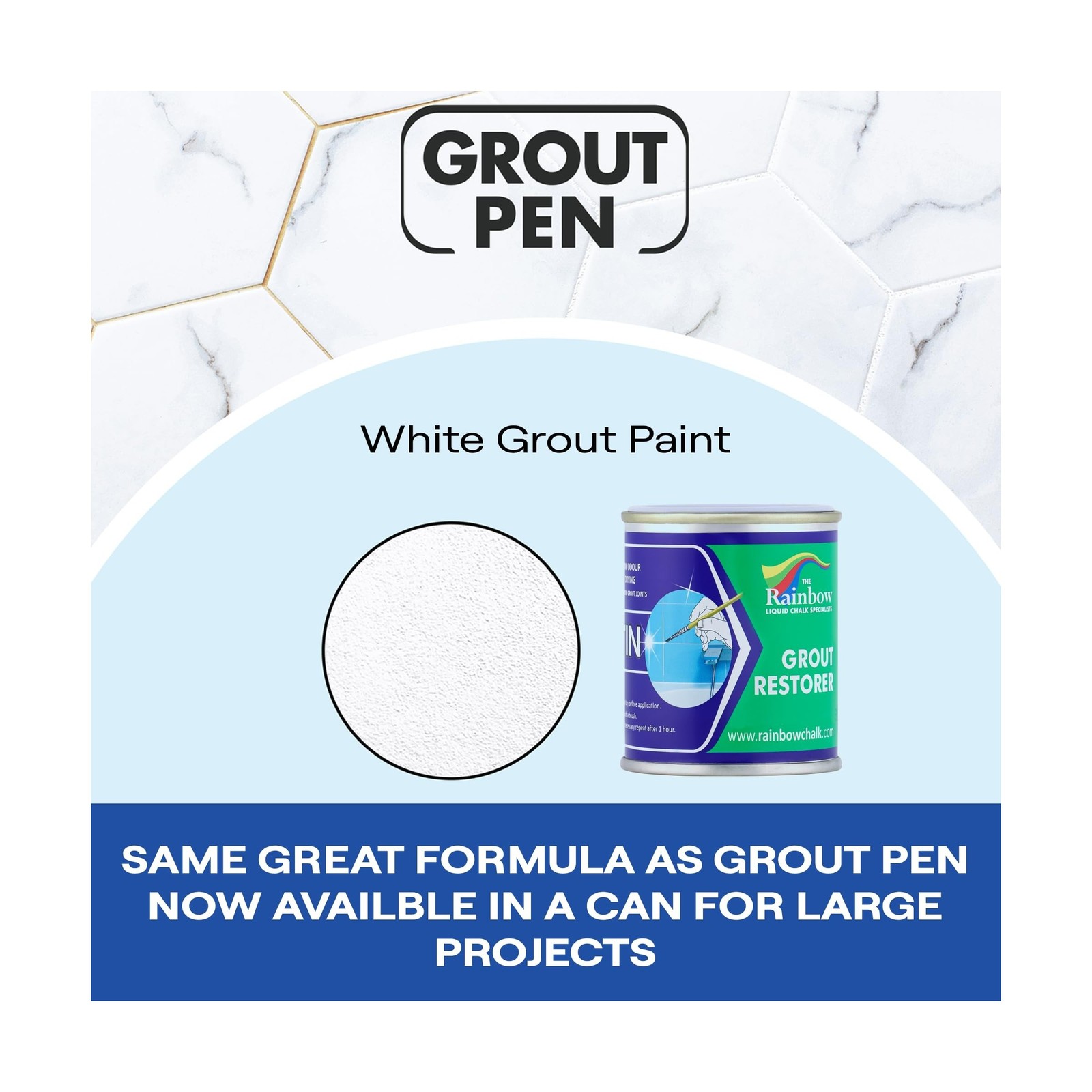 Grout Pen White Grout Paint: Waterproof Tile Paint Grout Refres… USA FAST SHIP