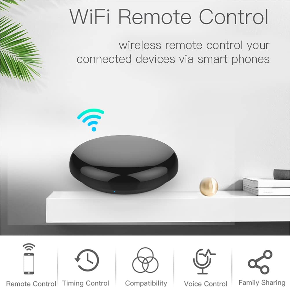 MOES WiFi Smart IR Remote Controller Home Standard, IR+USB+Cable