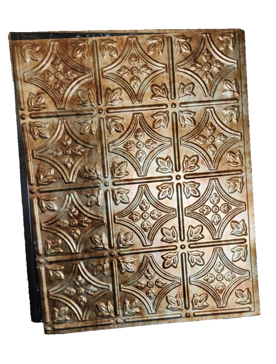 6 Fasade 18in x 24in Traditional Style/Pattern glue-up ceiling tile