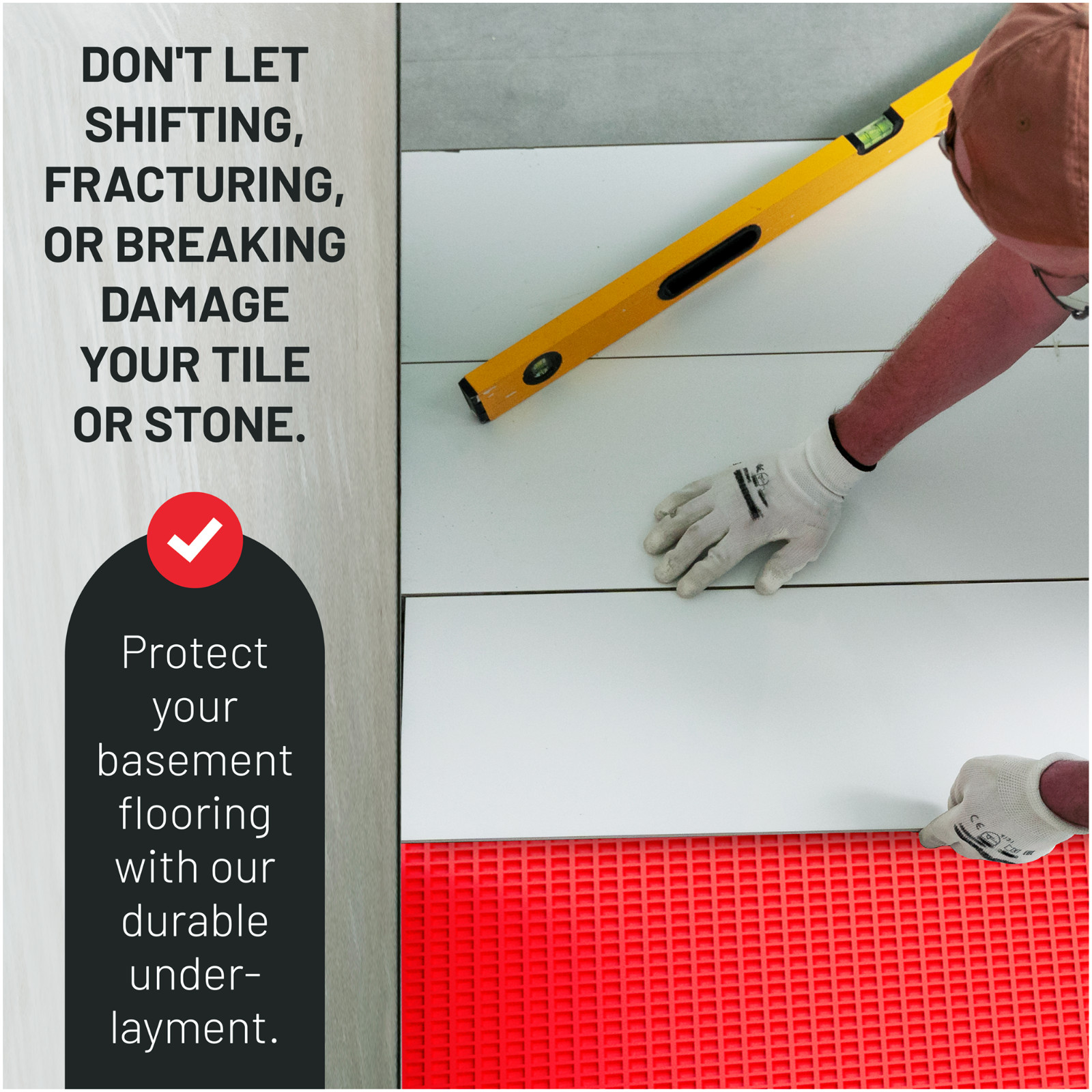 Vivlly1/8” Uncoupling Membrane 108 sq. ft.