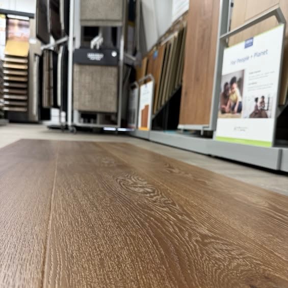Premium Coretec Enhanced, 22 Mil Wear Layer 9”x72”Boards in Crimson Flame