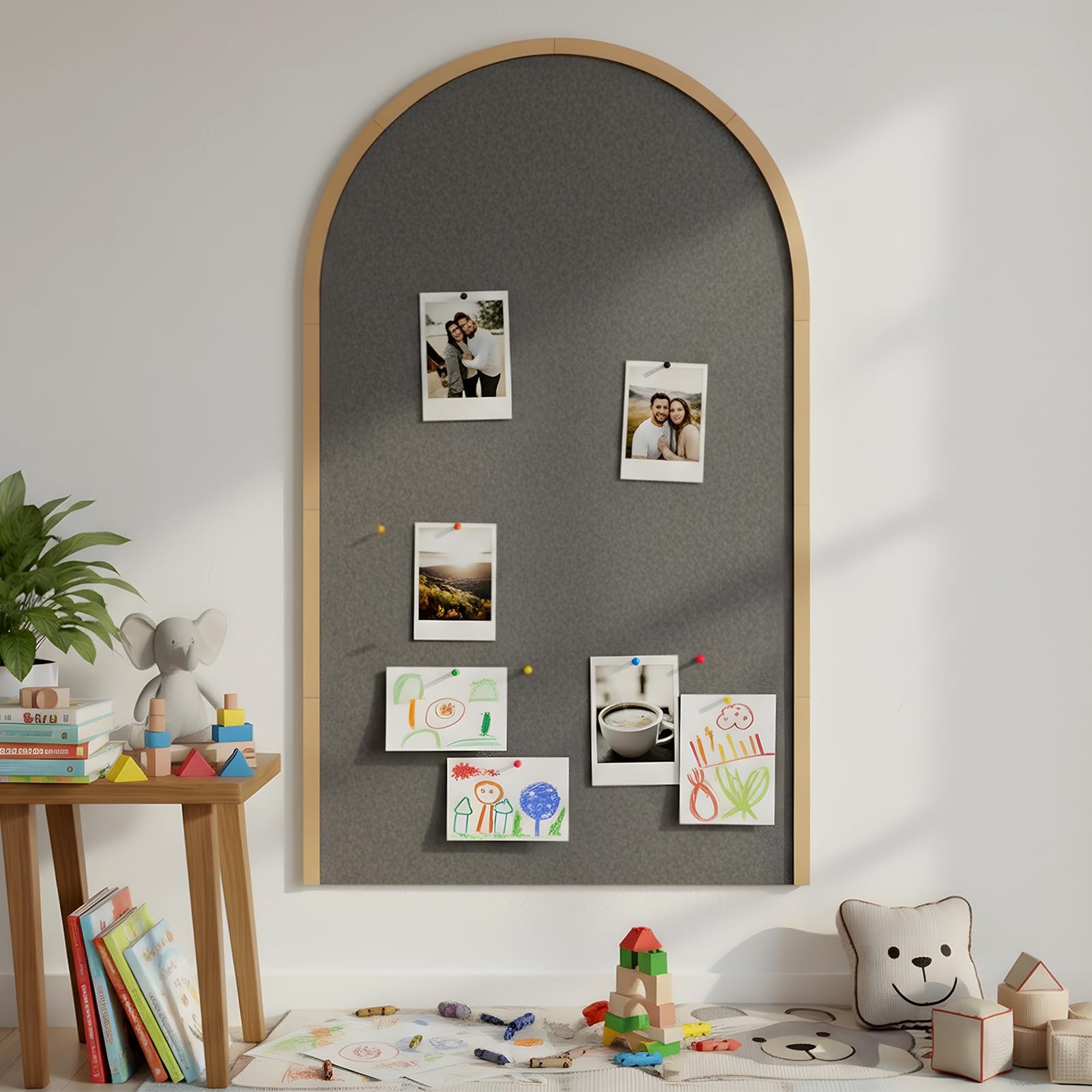 Unfinished Arch Decorative Wood Trim Pre-Cut Wood Molding Cute DIY Moulding T…