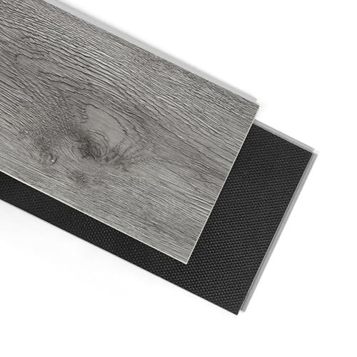 48″ x 7.2″ SPC Click-Lock Floating Floor Tiles, 10-Pack, Waterproof Luxury Wood