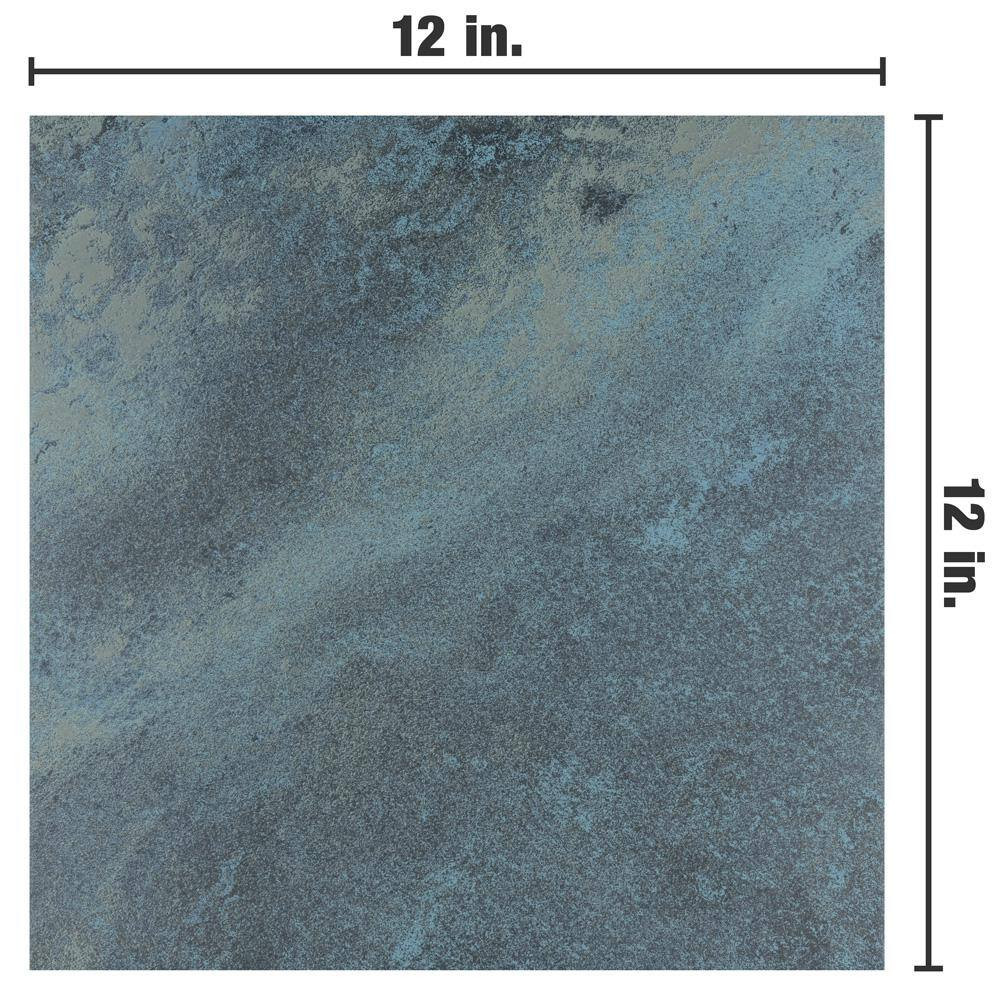 Biotech Ocean Green River Matte 12 In. X 12 In. Porcelain Floor and Wall Tile (1