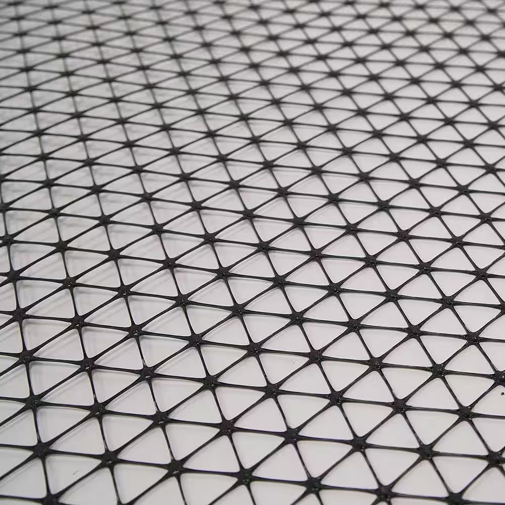 72 In. X 60 Ft. Triax Geogrid Black Polypropylene Patio Paver Base