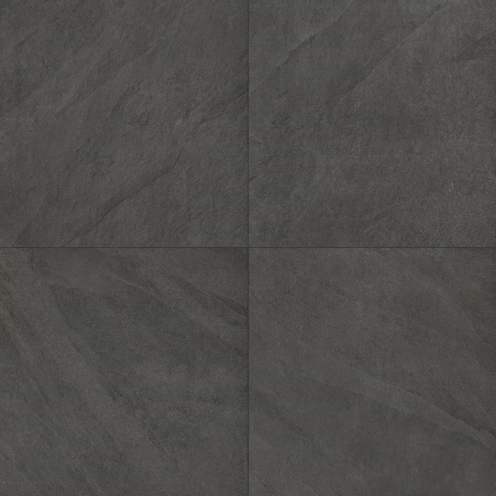 Midnight Montage 2 Cm. X 24 In. X 24 In. Matte Porcelain Stone Look Paver (8 Sq.
