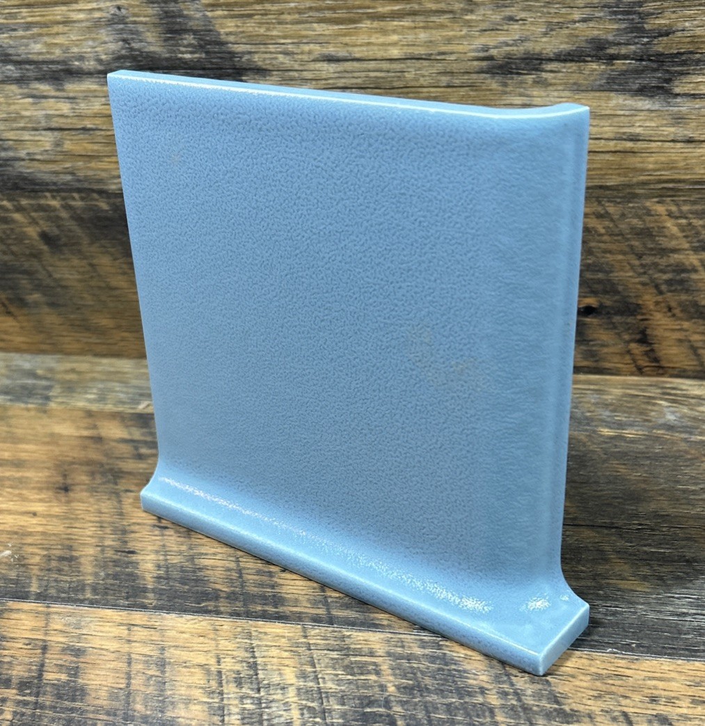American Olean Discontinued Tile, Crystal Cornflower Cove Base R Corner 6” X 6”