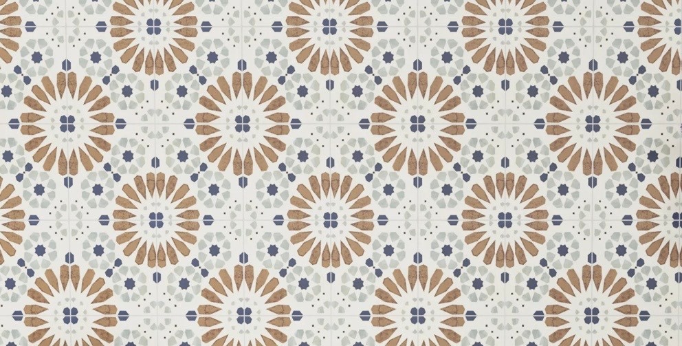 8×8 Watercolor Delicado European Porcelain Indoor Outdoor Floor Tile (Pack of 4)