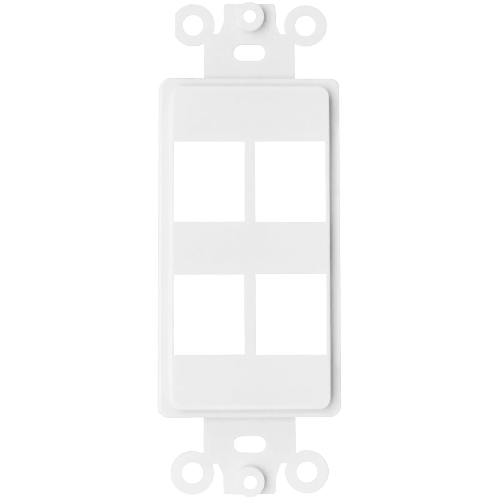 Insert for Decorator Plates Keystone 4 Wall Plate Module UL Listed