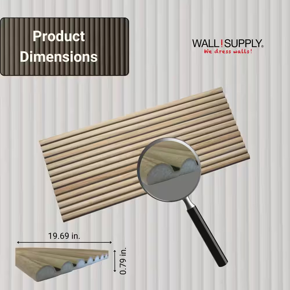 Ultralight Linari round EPS Foam Panel 0.79 In. X 19.69 In. X 45.67 In. Natural