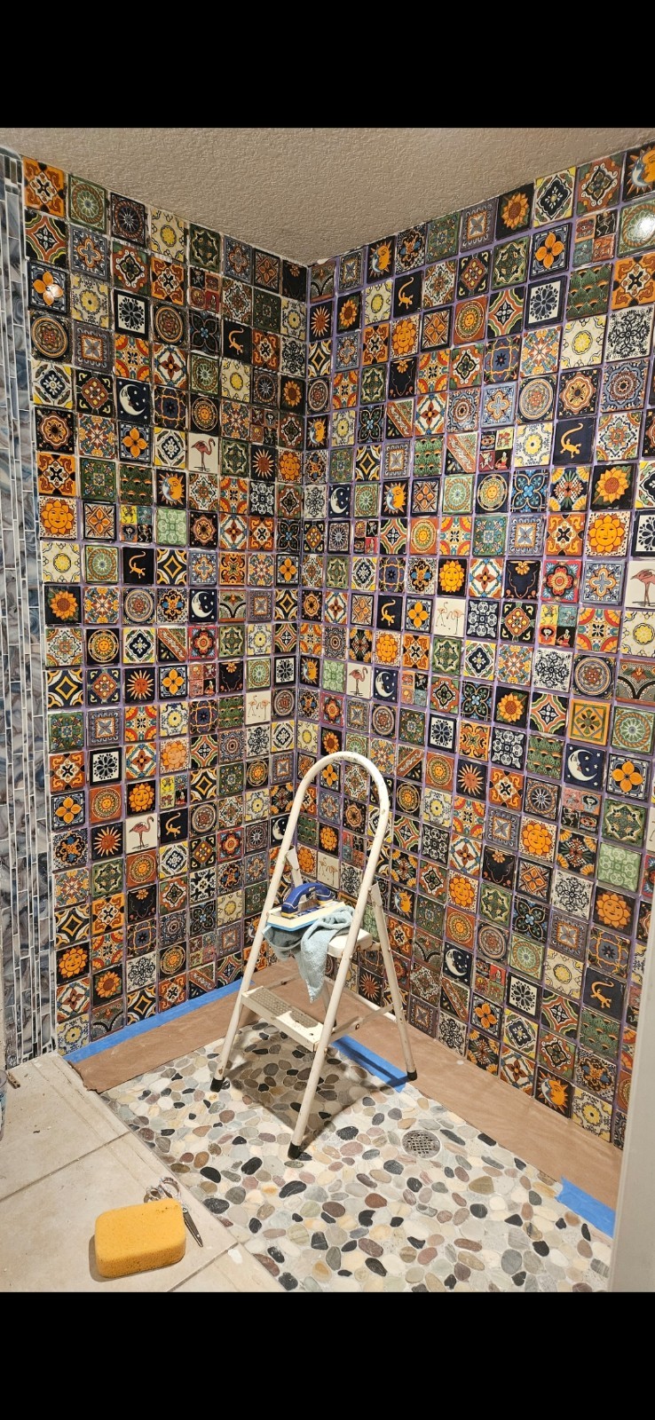 Set Of 100 Talavera Mexican Tiles / 4×4 / Handpainted / Mexican Traditional