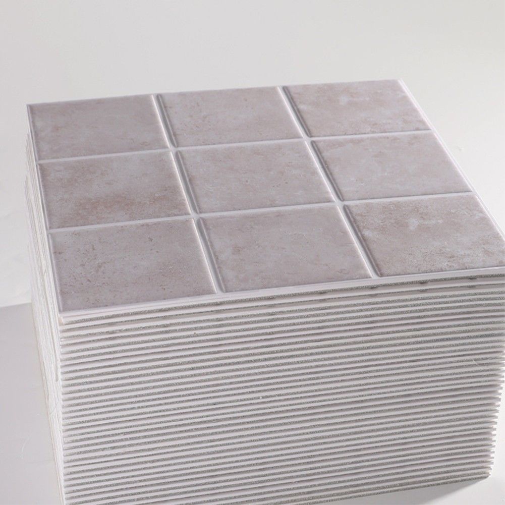 29.5×29.5cm 3D Floor Tiles Peel And Stick PVC Flooring Kitchen Bathroom Office