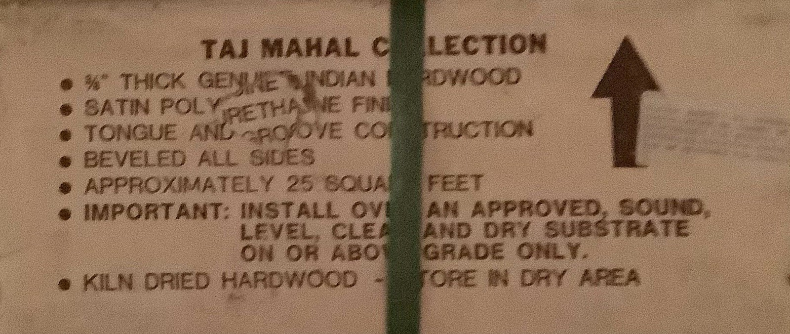 Solid Indian Rosewood Hardwood Flooring 3/8” Hoboken Taj Mahal New Old Stock