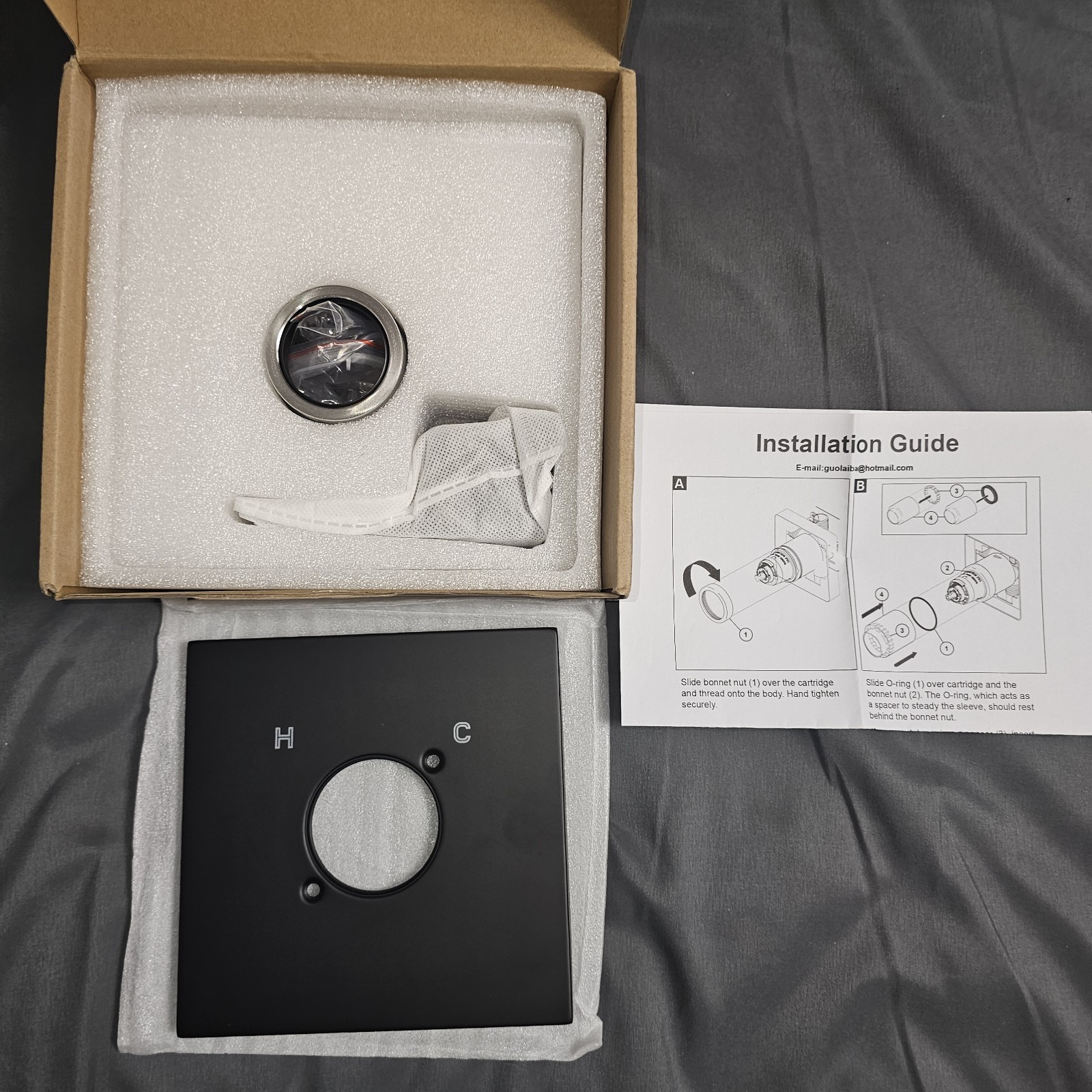Replacement for Delta 13/14 Series Shower Valve Trim Kit, Black Matte