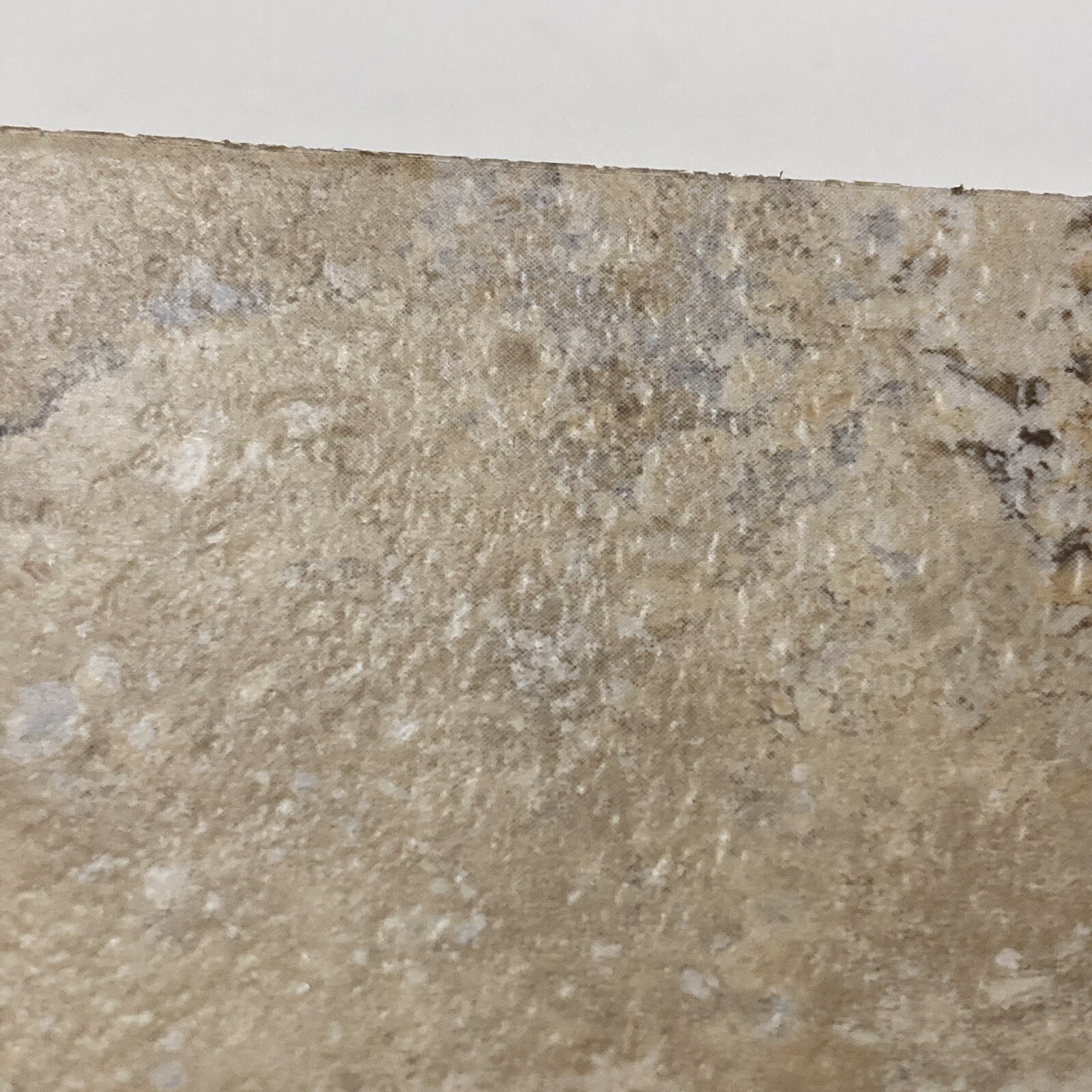BOX OF 40 6″x6″ Deco Stone Travertine Vinyl Wall Floor Tile Self Stick Groutable