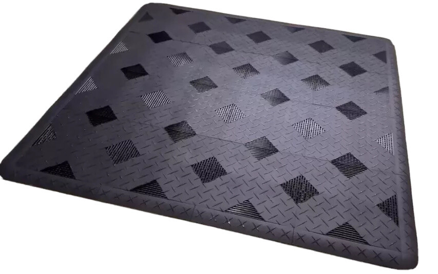 Black … HYBRID-X garage floor tiles. 50 square feet 17” X 17” MADE IN USA