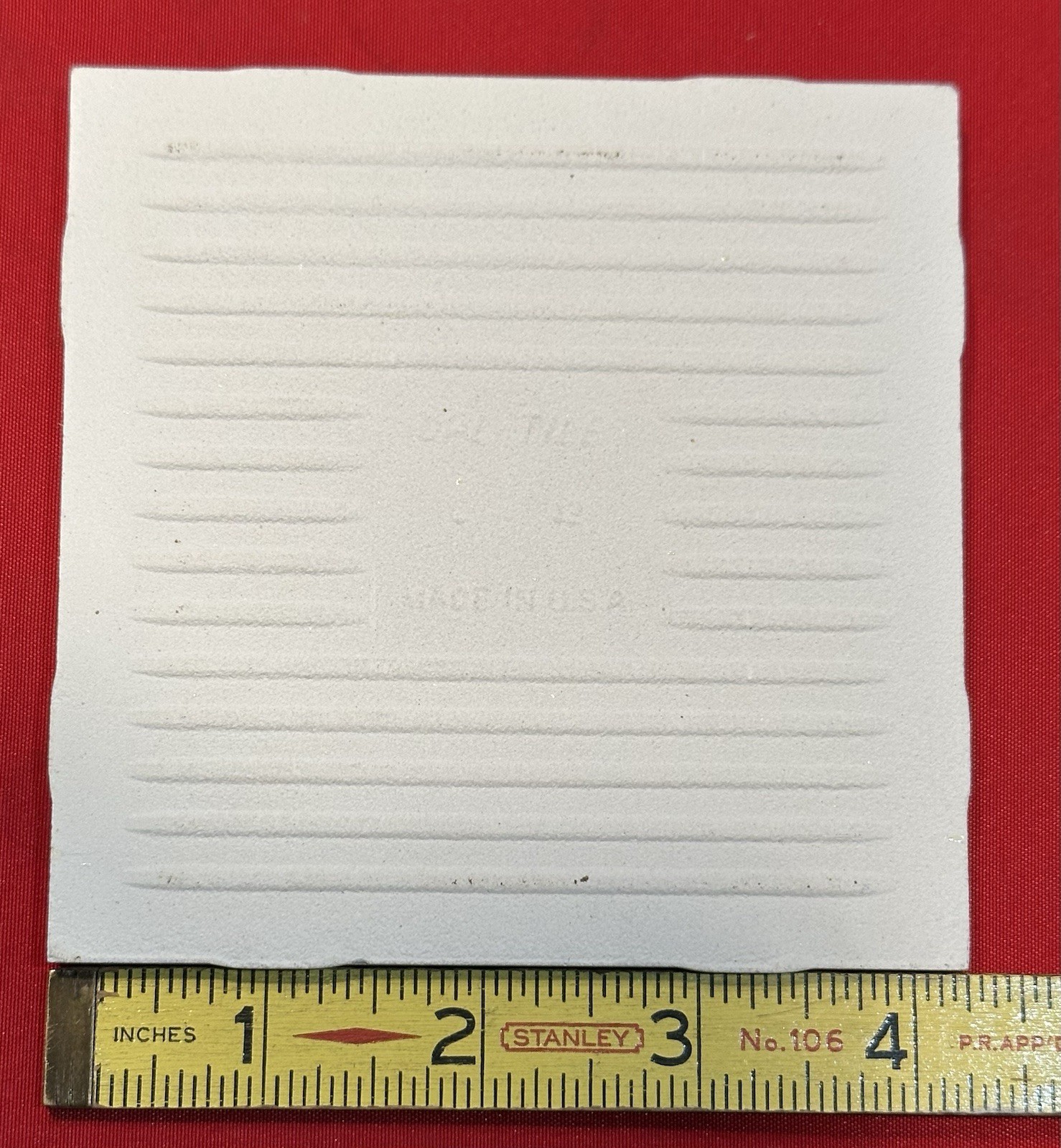 1 pc. Texas Yellow: 4-1/4″ Glossy Ceramic Tile, Made by Daltile Co. in USA, New