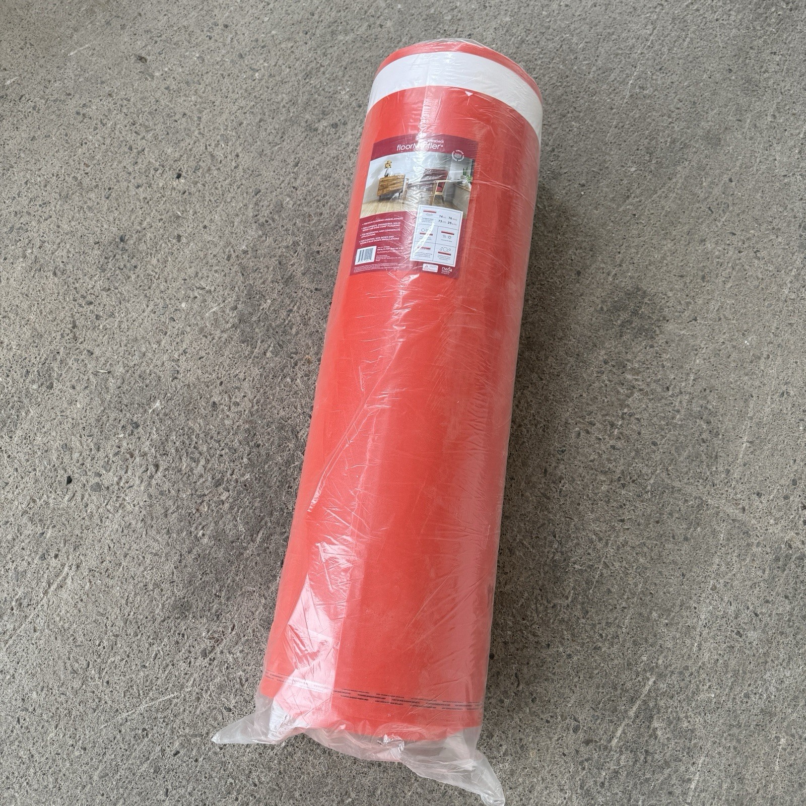 FloorMuffler Floor Underlayment 150’L x 48’W x 2 mm Cushioning Foam (600-Sq-Ft)