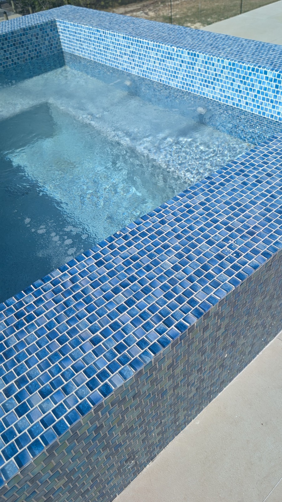 Blue Glass Tile Backsplash 12 X 12 For Pool And Bathroom Mosaic