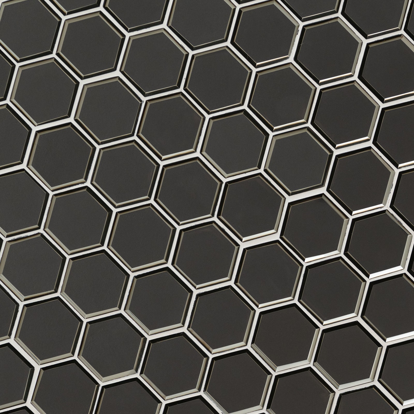 Ackland AKM-G-RI3X3BHX-CA Rivella – 11″ x 12″ Glass Geometric – Sage Edge