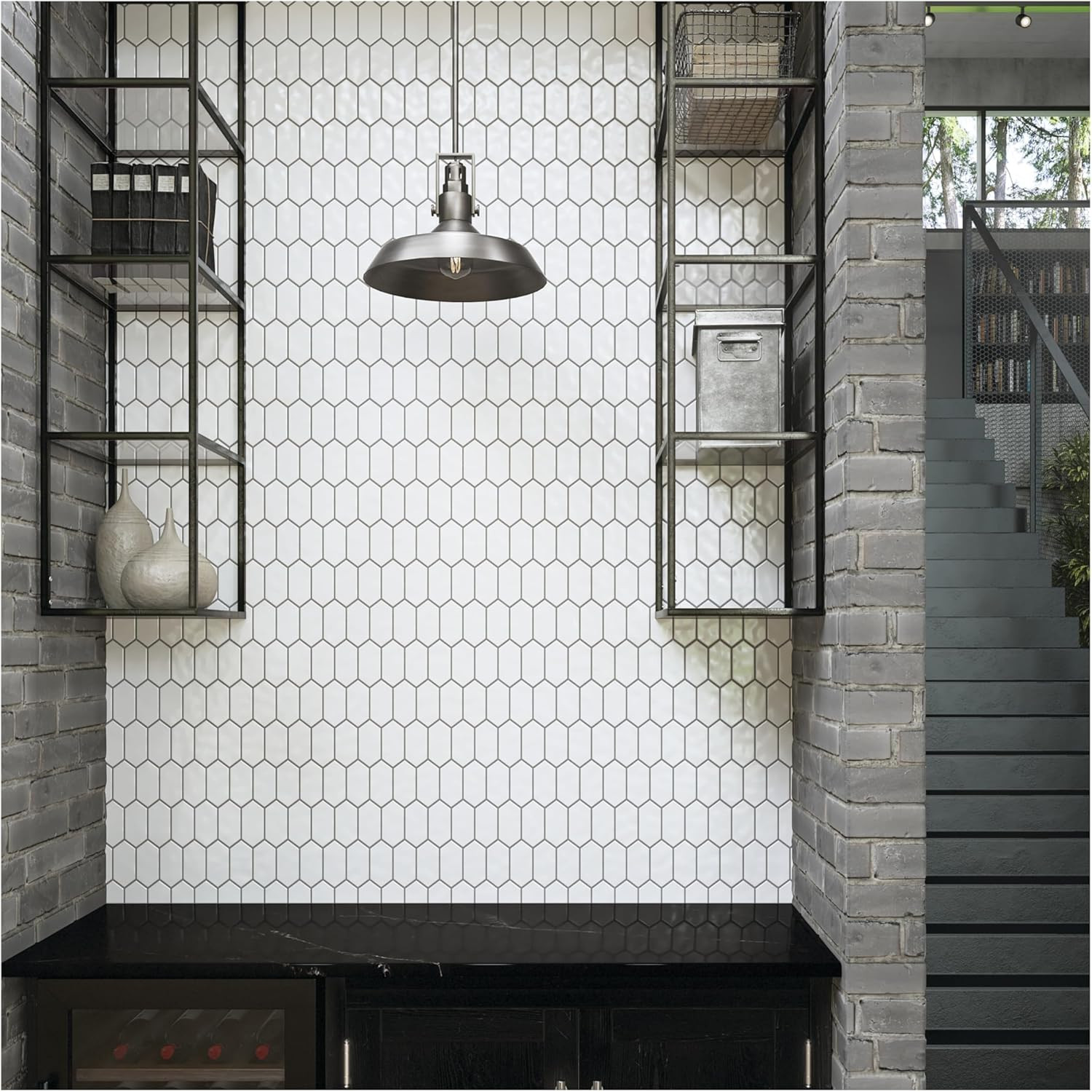 Mythology 2″ x 5″ Ceramic Picket Mosaic Tile – 12 PC, 8.76 SQFT Carton