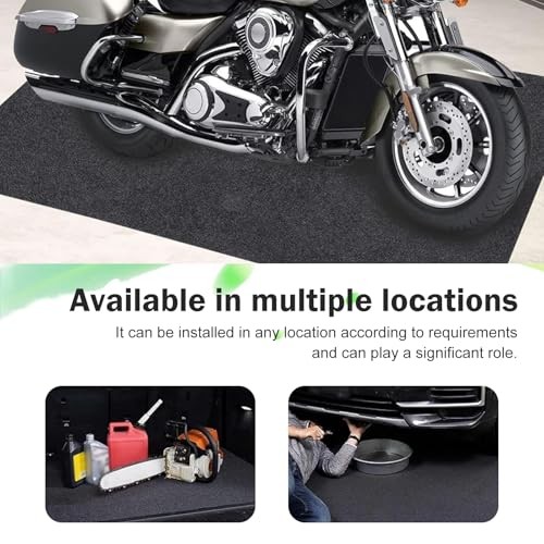 Car Garage Floor Mat, Absorbent Oil & Water Resistant Flooring Carpet, 35″ x