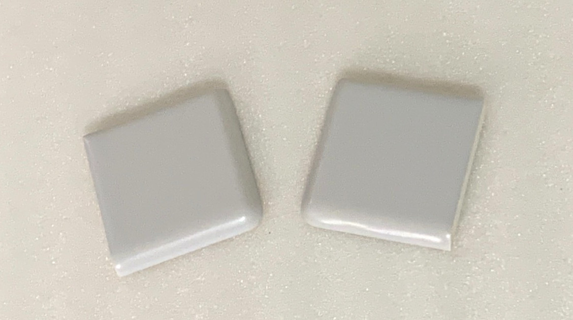 New Florida Pearl#719 Matte 2″ x 2″ Flat Surface Bullnose Corner *Shade 555*