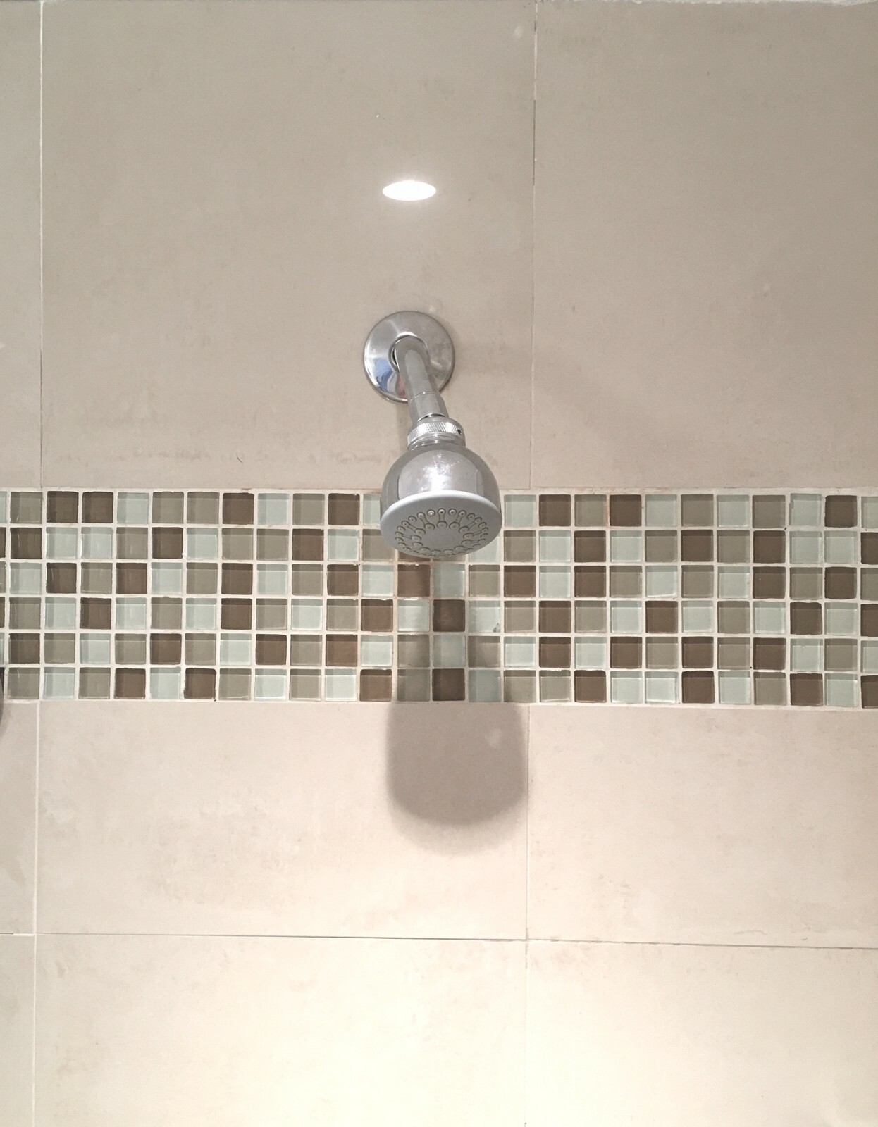 1X1 Palm Beach Blend Glass Mosaic Tile Glossy Backsplash Wall Spa Shower