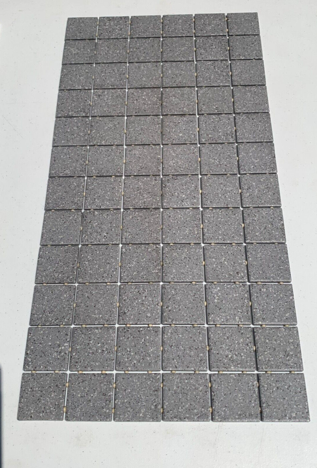 NEW AMERICAN OLEAN MOSAIC 0A06 STORM GRAY 2″ x 2″ PORCELAIN MOSAICS FLOOR TILE