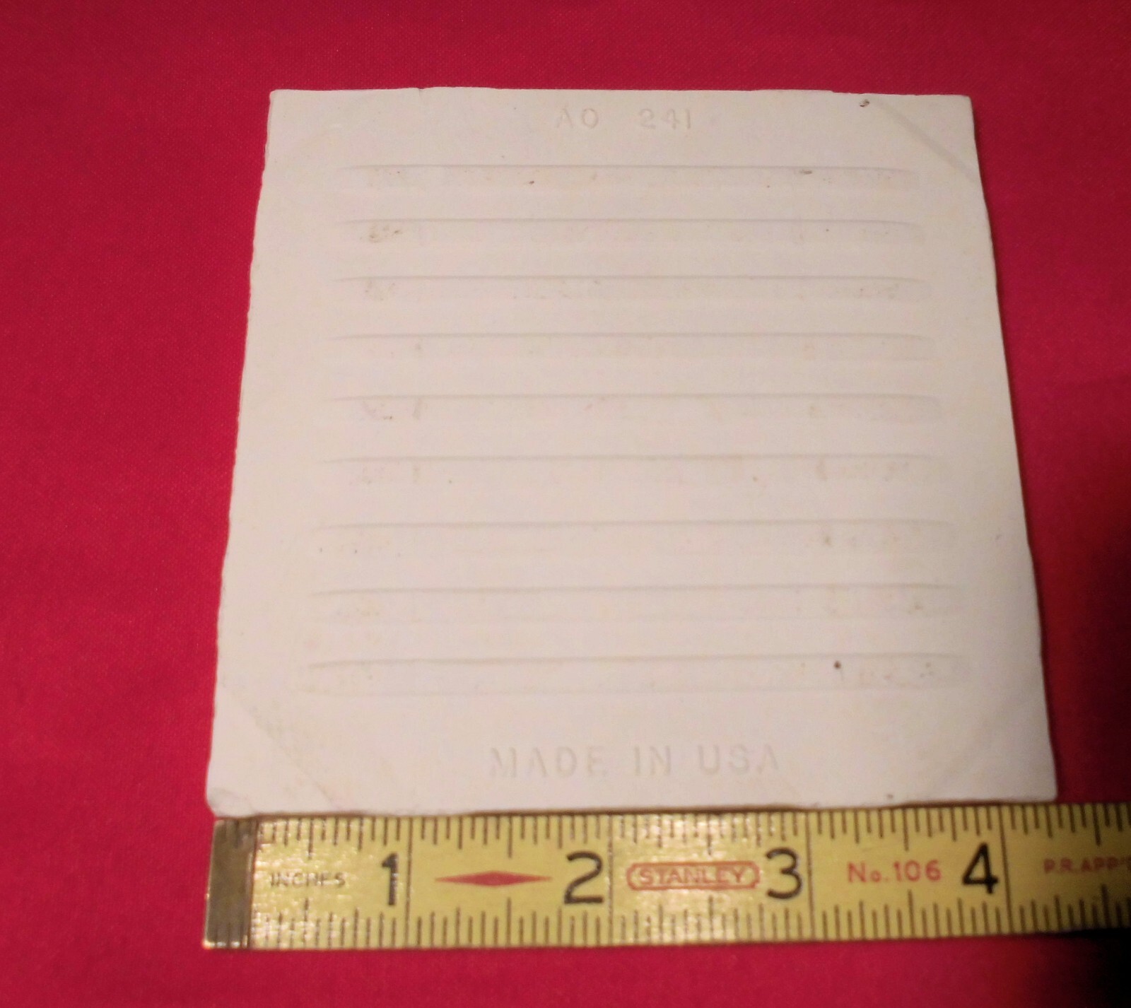 1 pc. Buckwheat: 4-1/4″ Crystalline Ceramic Tile, American Olean, Made 1980’s