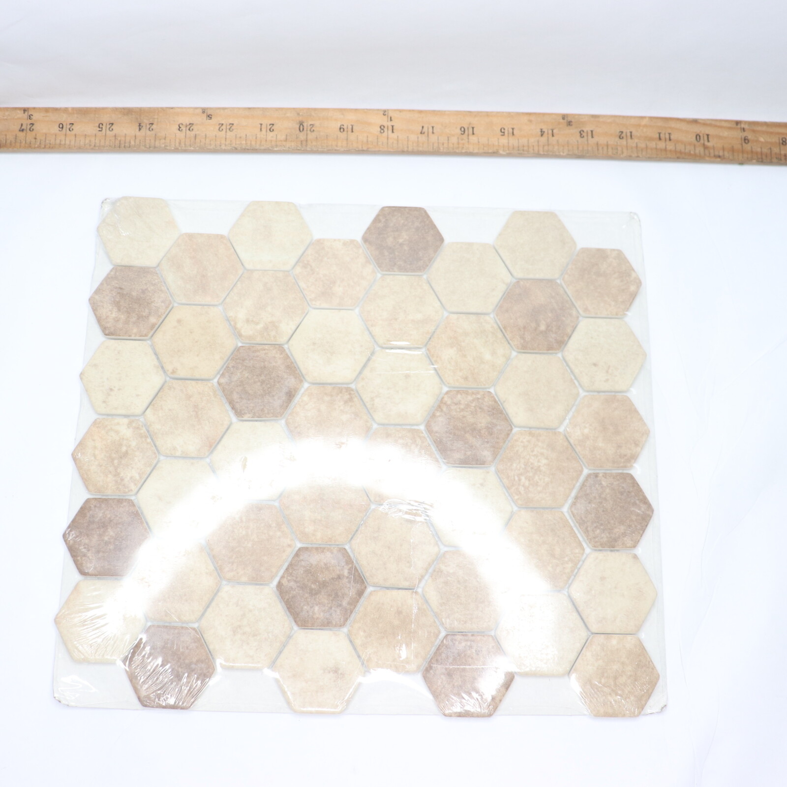 Crema Marfil Marble Hexagon Mosaic Tile Polished 12.76″ x 12.76 0.98 sq ft